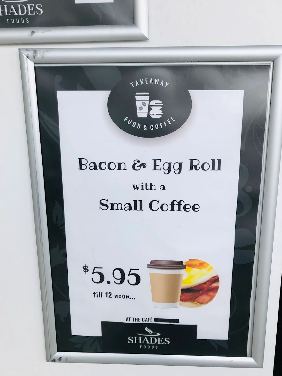 Menu, Shades Foods ( ශ්‍රී ලාංකීය රස පදම )