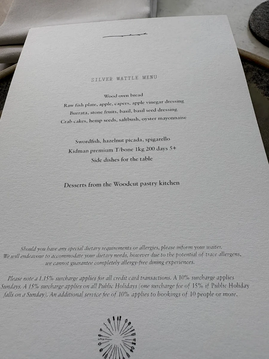 Menu, Woodcut