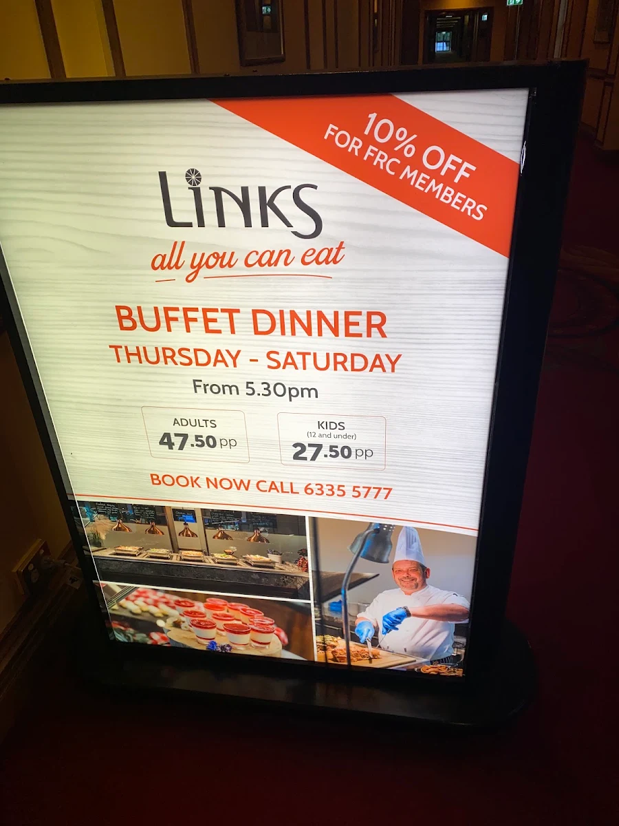 Menu, Links Restaurant