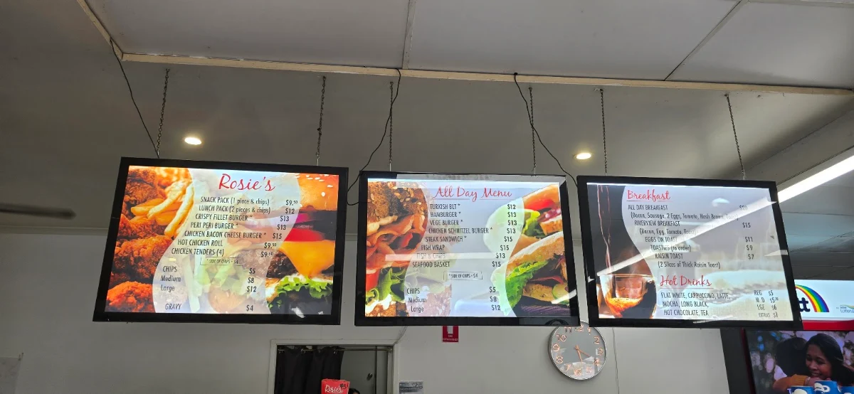Menu, Rosie Chicken