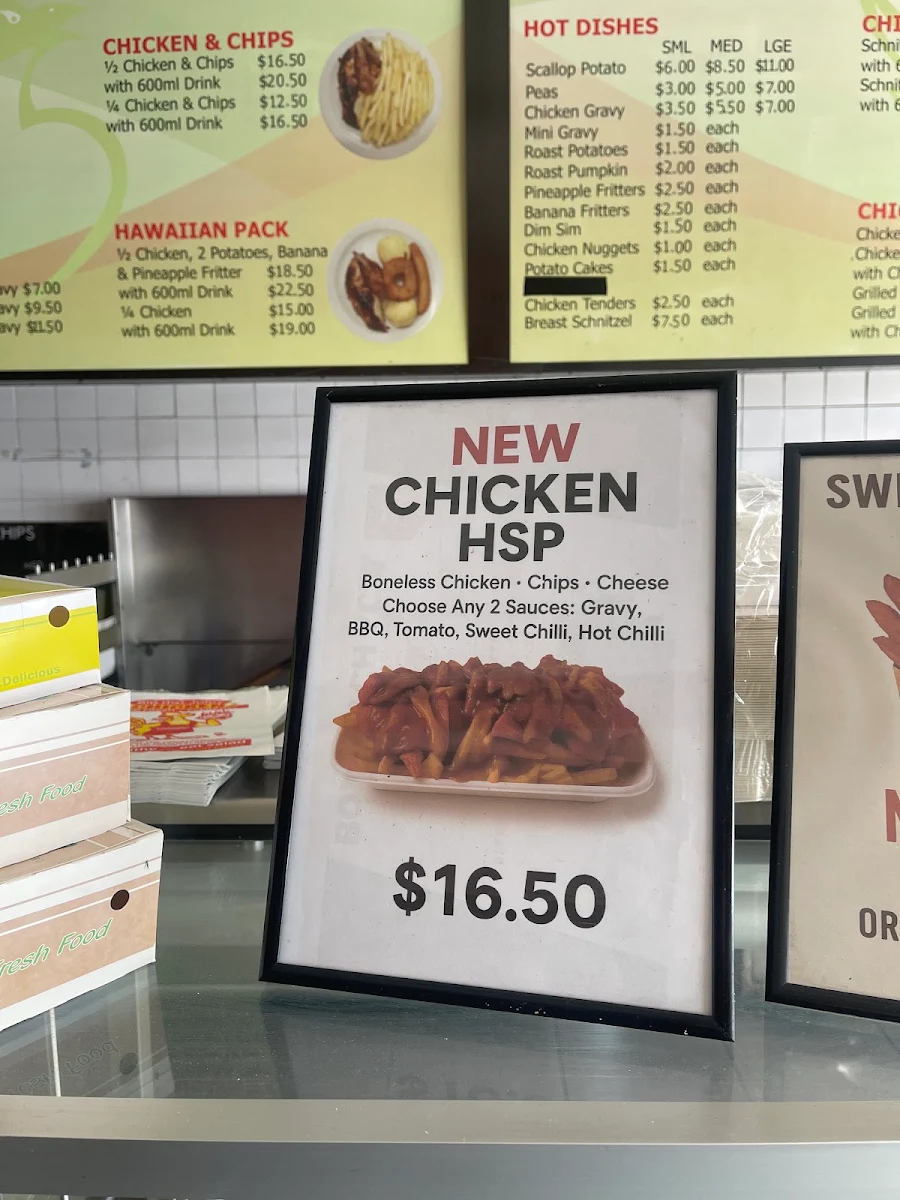 Menu, Chelsea Charcoal Chicken