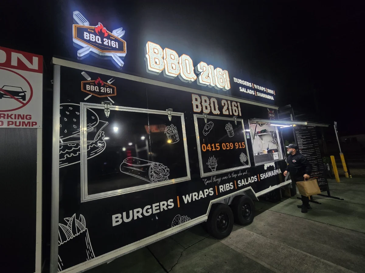 Menu, BBQ 2161