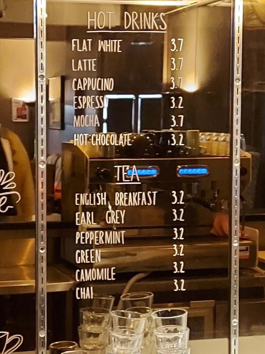 Menu, The Southern Bar Gaming Bistro