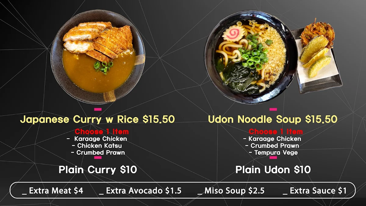 Menu, Sushi N