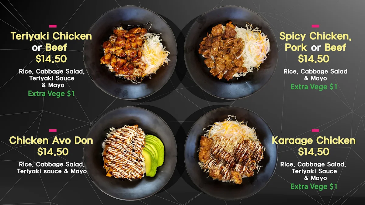 Menu, Sushi N