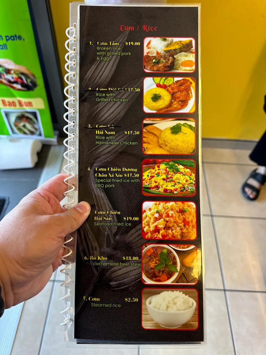 Menu, Sushi N