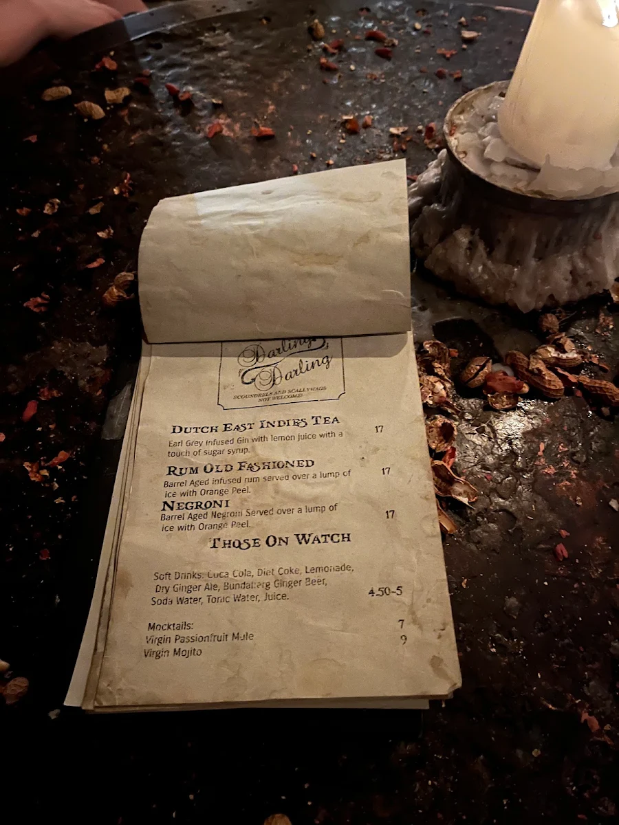 Menu, Darling Darling