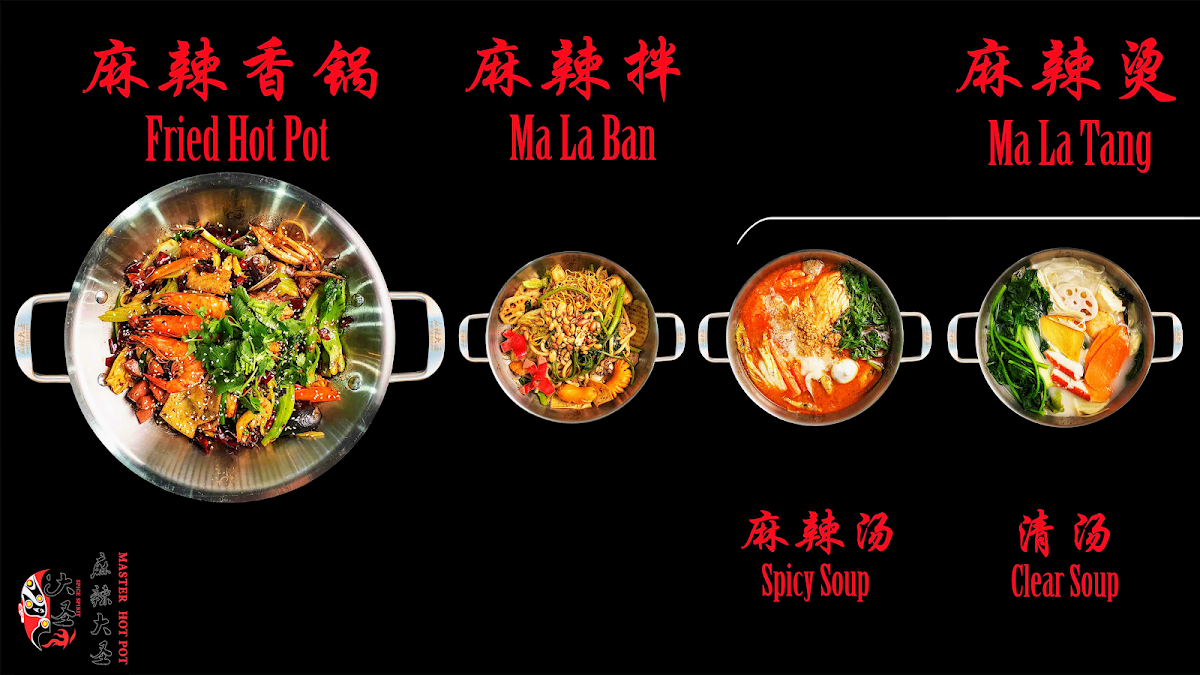 Menu, Master Hot Pot Eastwood