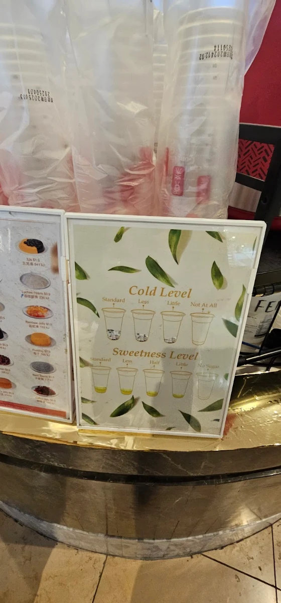 Menu, Gong Cha Chadstone