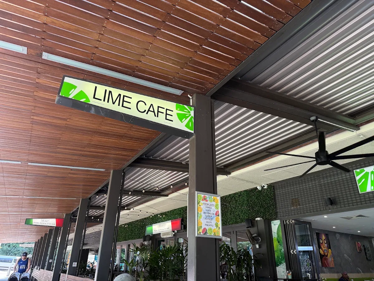 Menu, Lime Cafe