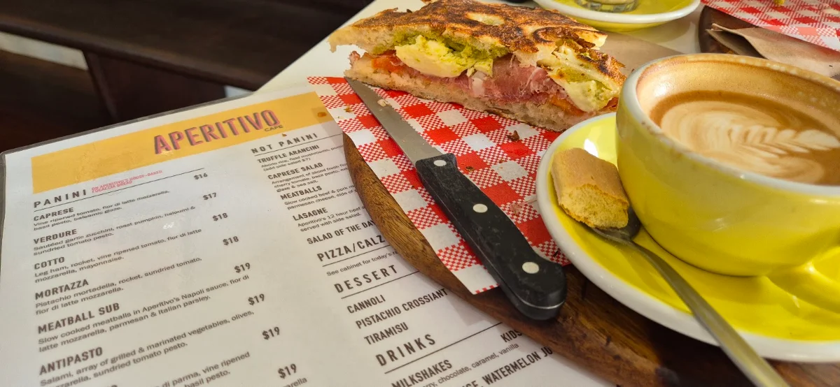 Menu, Aperitivo Cafe