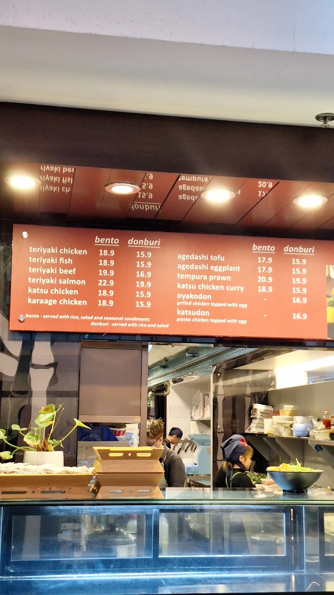 Menu, Zushibento