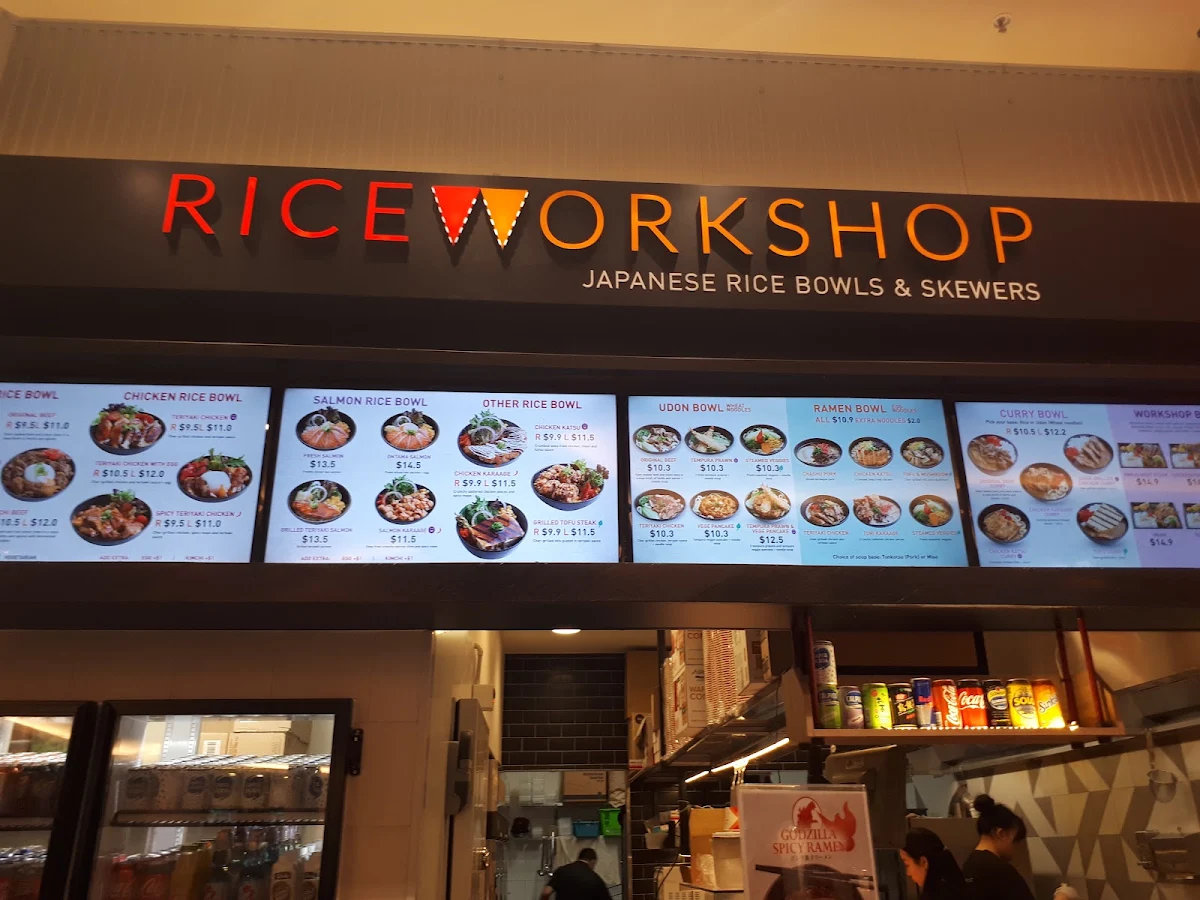 Menu, Rice Workshop