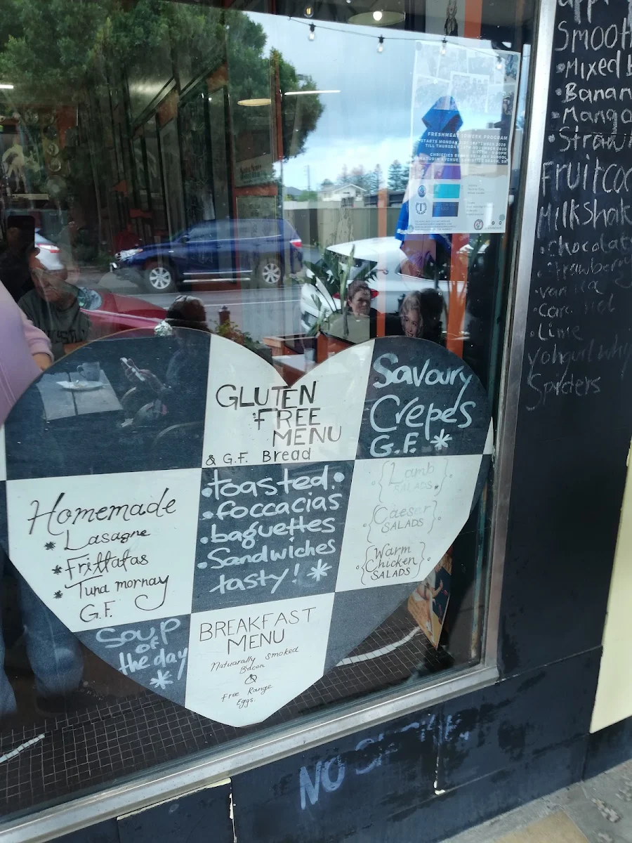 Menu, A Cafe Etc.