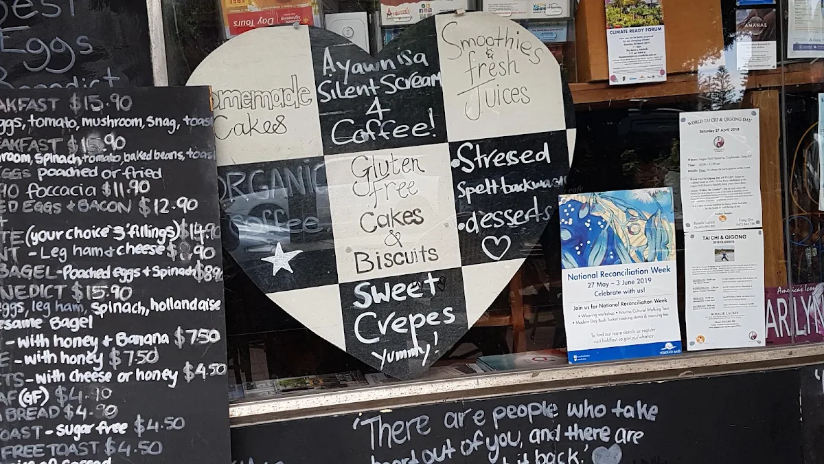 Menu, A Cafe Etc.