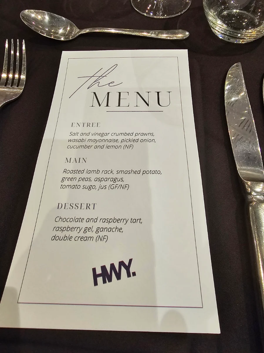 Menu, The Highway