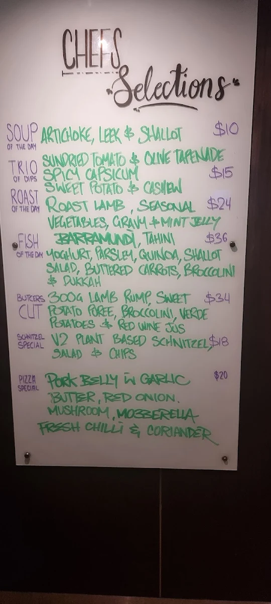Menu, The Highway