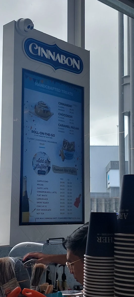 Menu, Cinnabon Sunshine Plaza