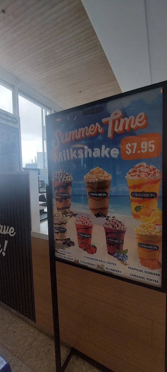 Menu, Cinnabon Sunshine Plaza