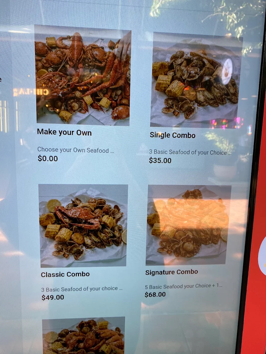 Menu, KRABBY'S CRAB BOIL—Knox