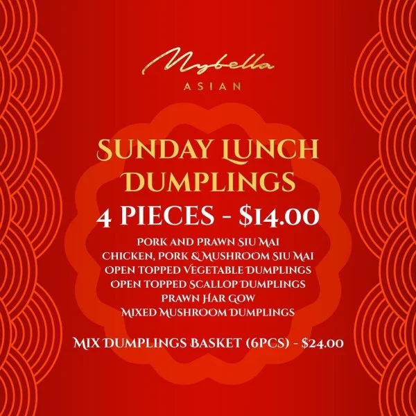 Menu, Mybella Asian