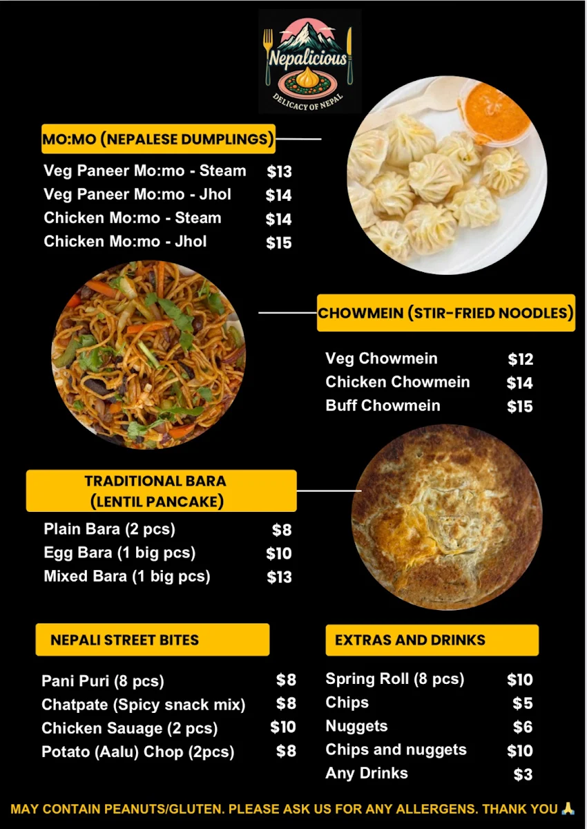 Menu, Nepalicious
