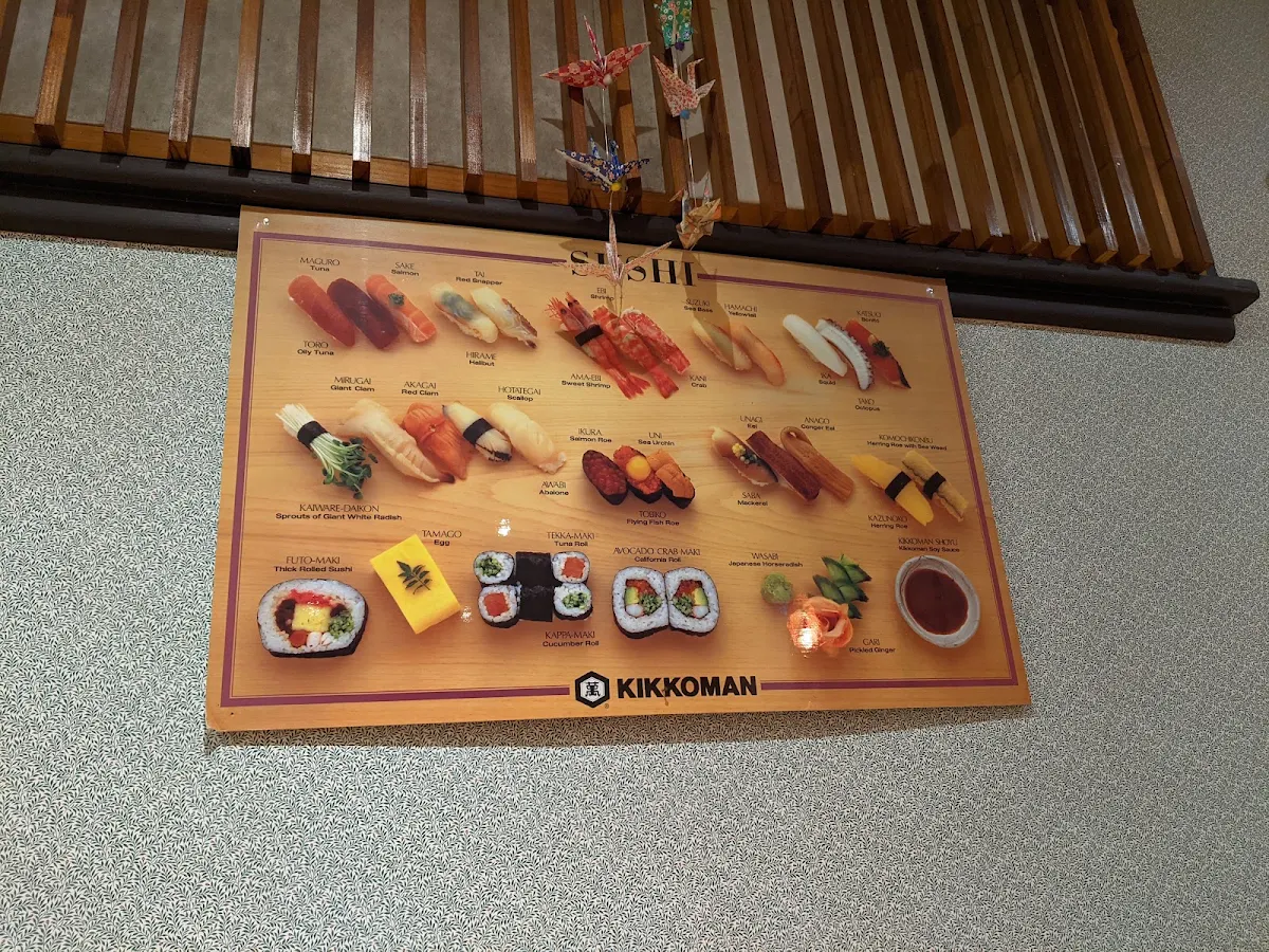 Menu, Roppongi Japanese Restaurant