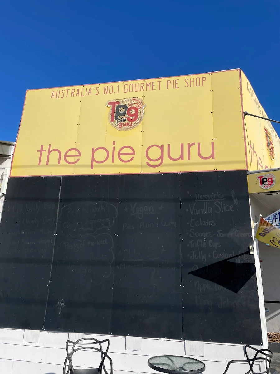 Menu, The Pie Guru North Rockhampton