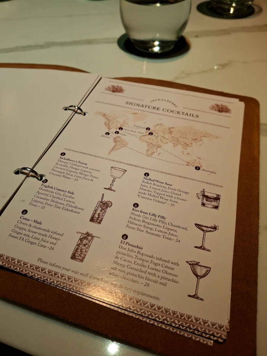 Menu, Jackalberry