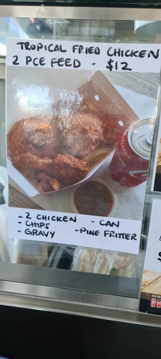 Menu, Tropical Seafood & Takeaway Townsville