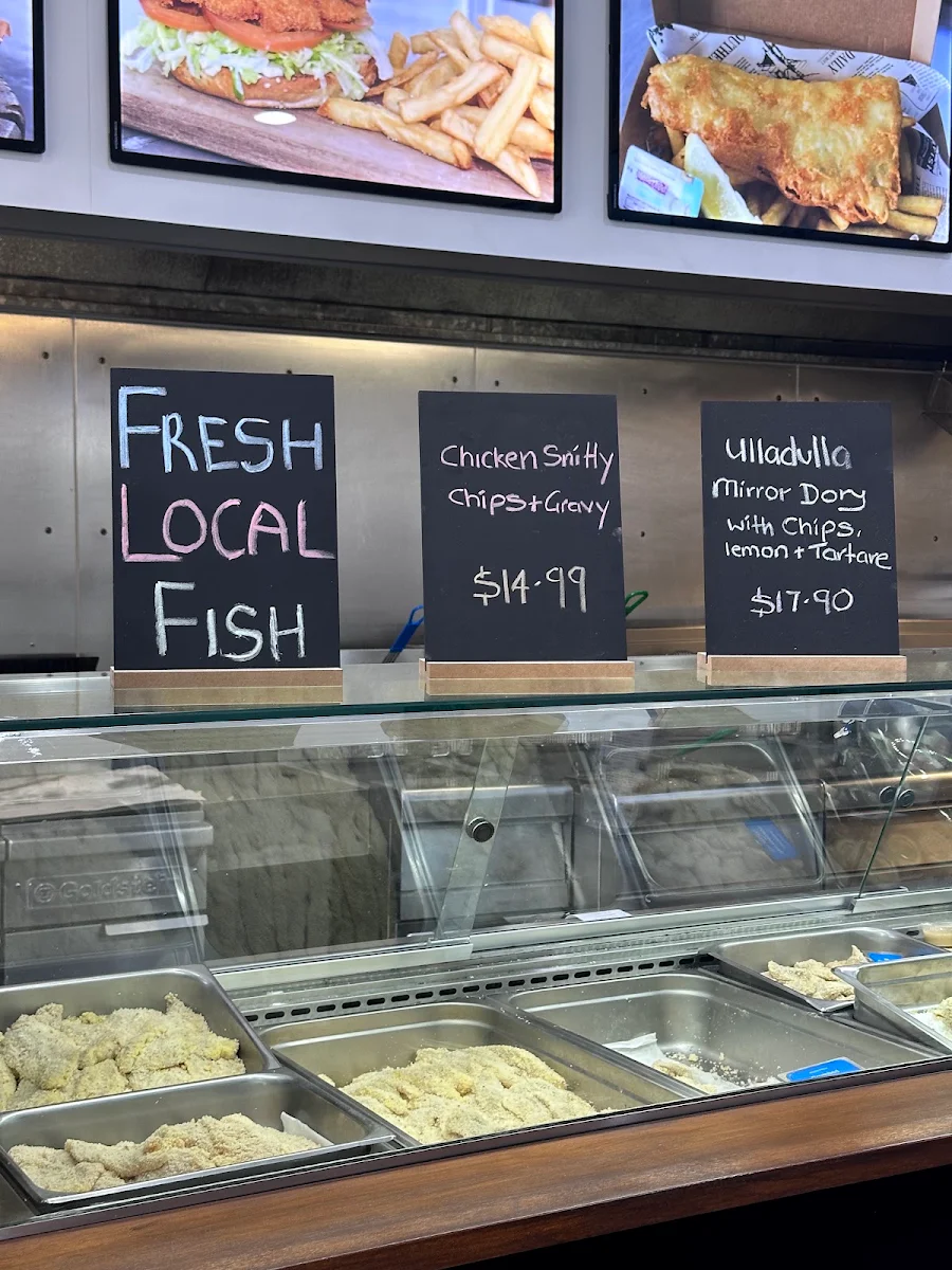 Menu, Husky Fresh Fish & Chip Co