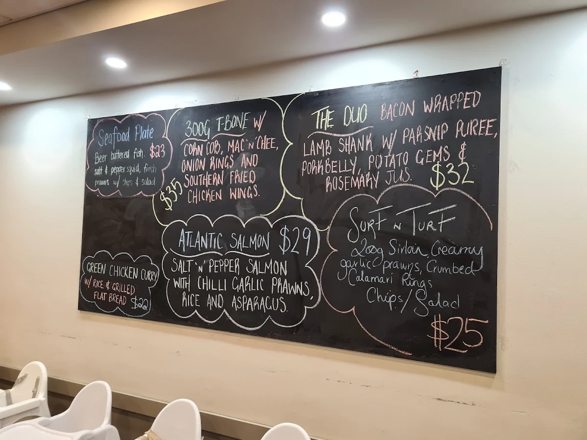 Menu, Hunter River Hotel