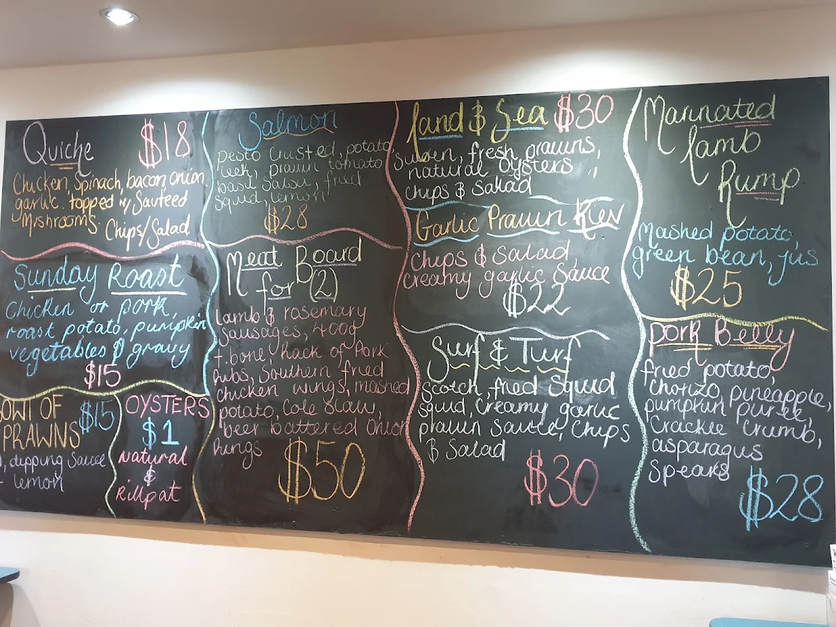 Menu, Hunter River Hotel