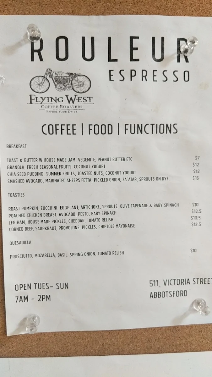Menu, Little Ezida