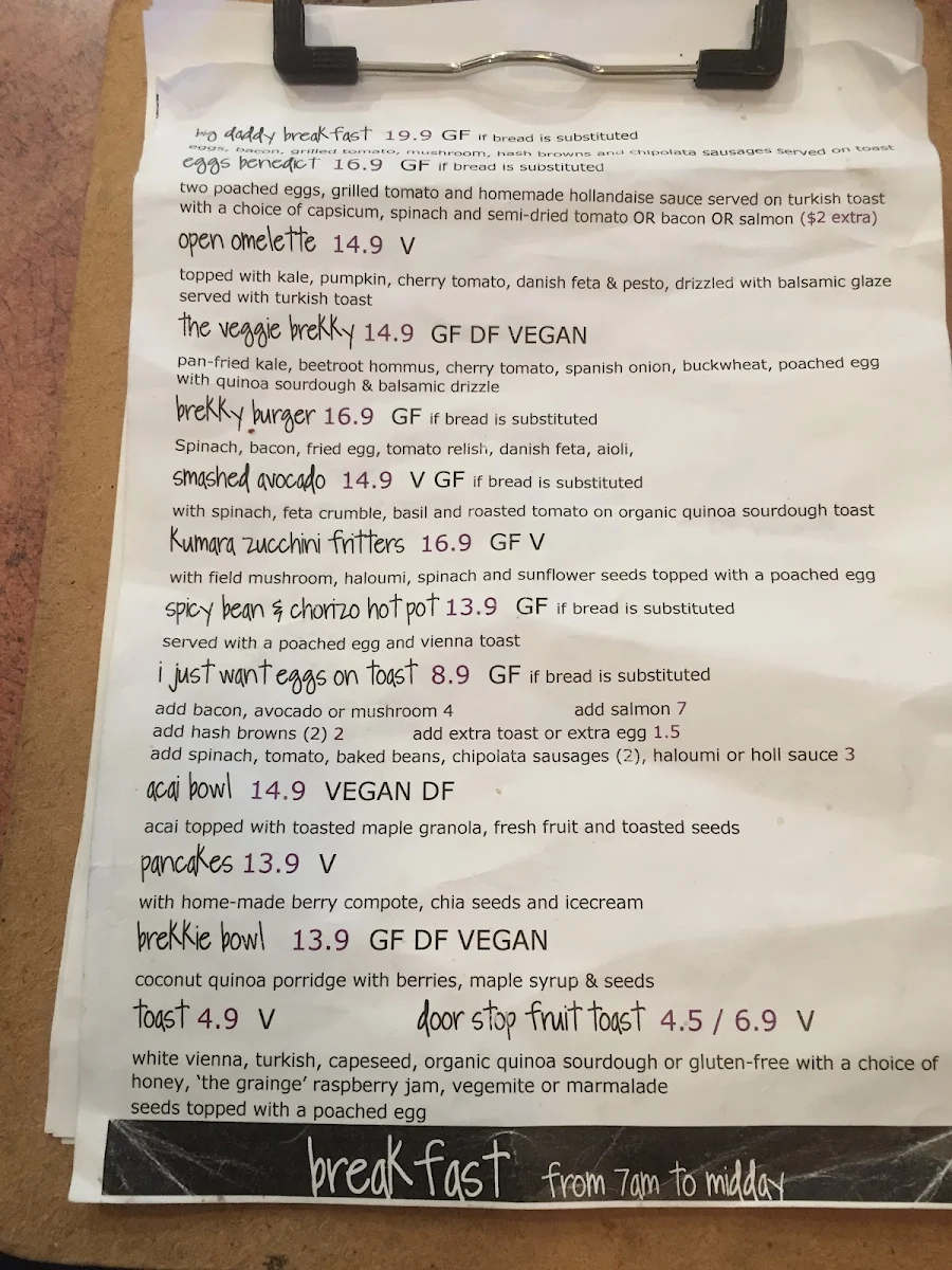 Menu, Spice of Life Cafe & Deli