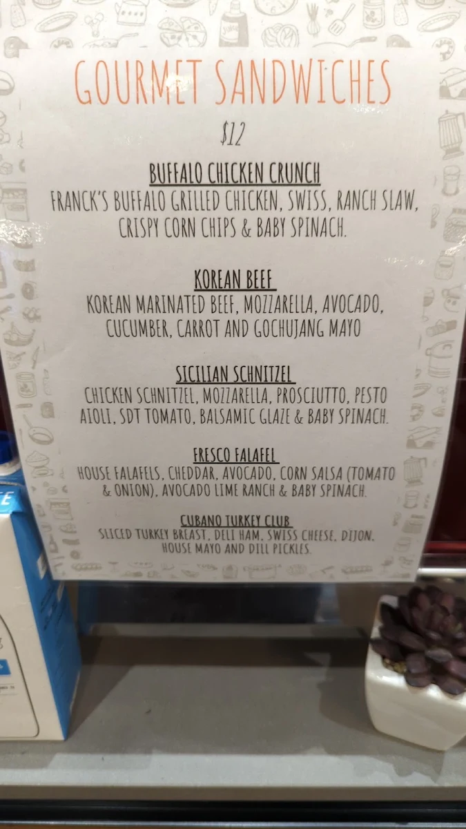 Menu, Cafe LIL LUCA