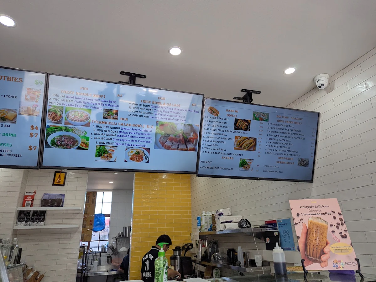 Menu, Old Town - Vietnamese Street Food