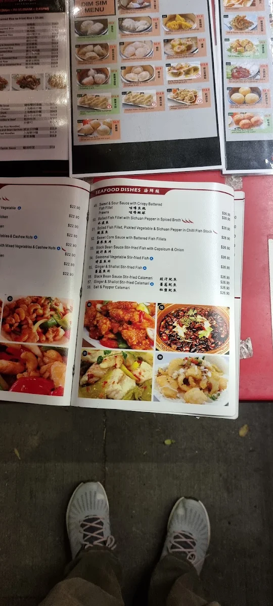 Menu, Madam G HK Cafe香港厨房