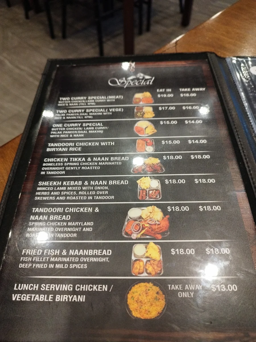 Menu, Himalaya Authentic Pakistani & Indian Restaurant