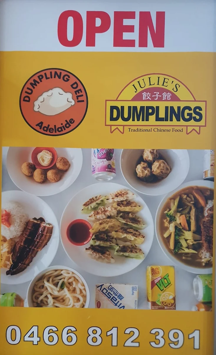 Menu, Dumpling Deli