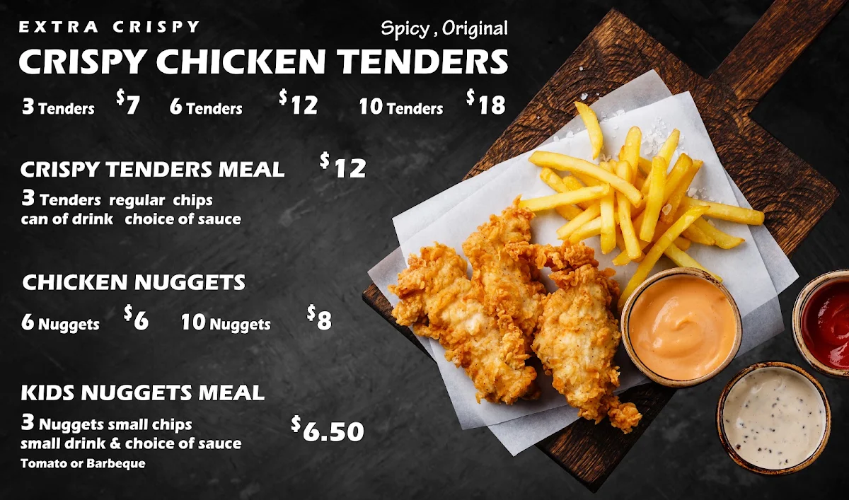 Menu, Extra Crispy - Edensor Park