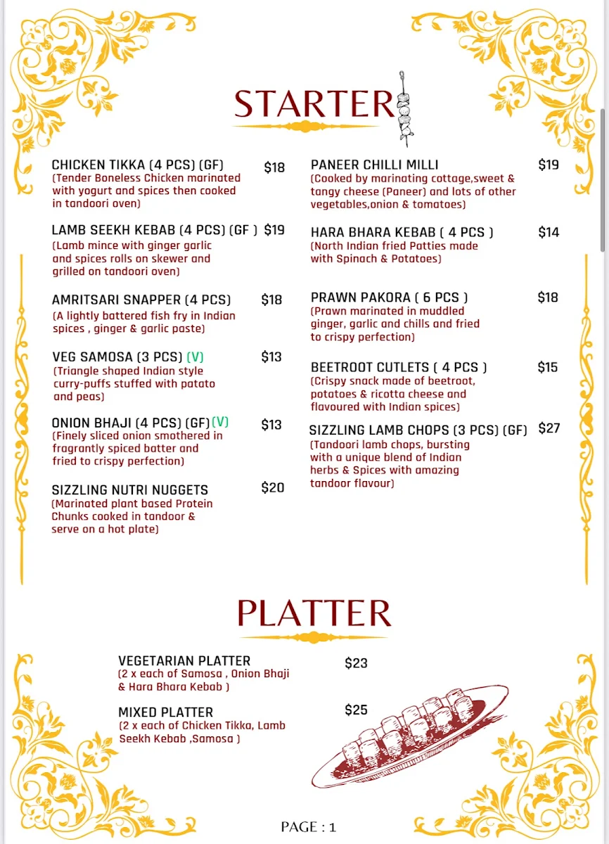 Menu photo 1