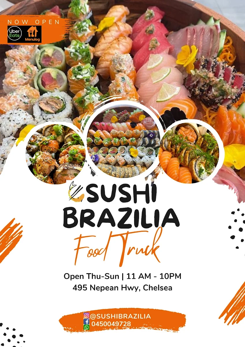 Menu, Sushi Brazilia