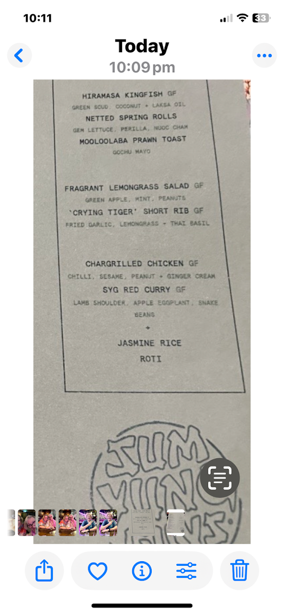 Menu, Sum Yung Guys Restaurant