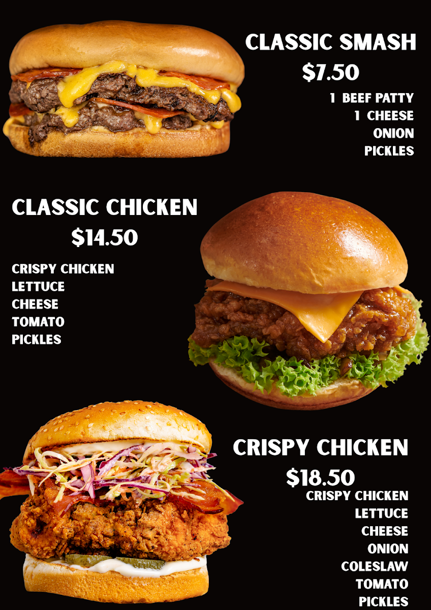 Menu, Sam’s house of yum