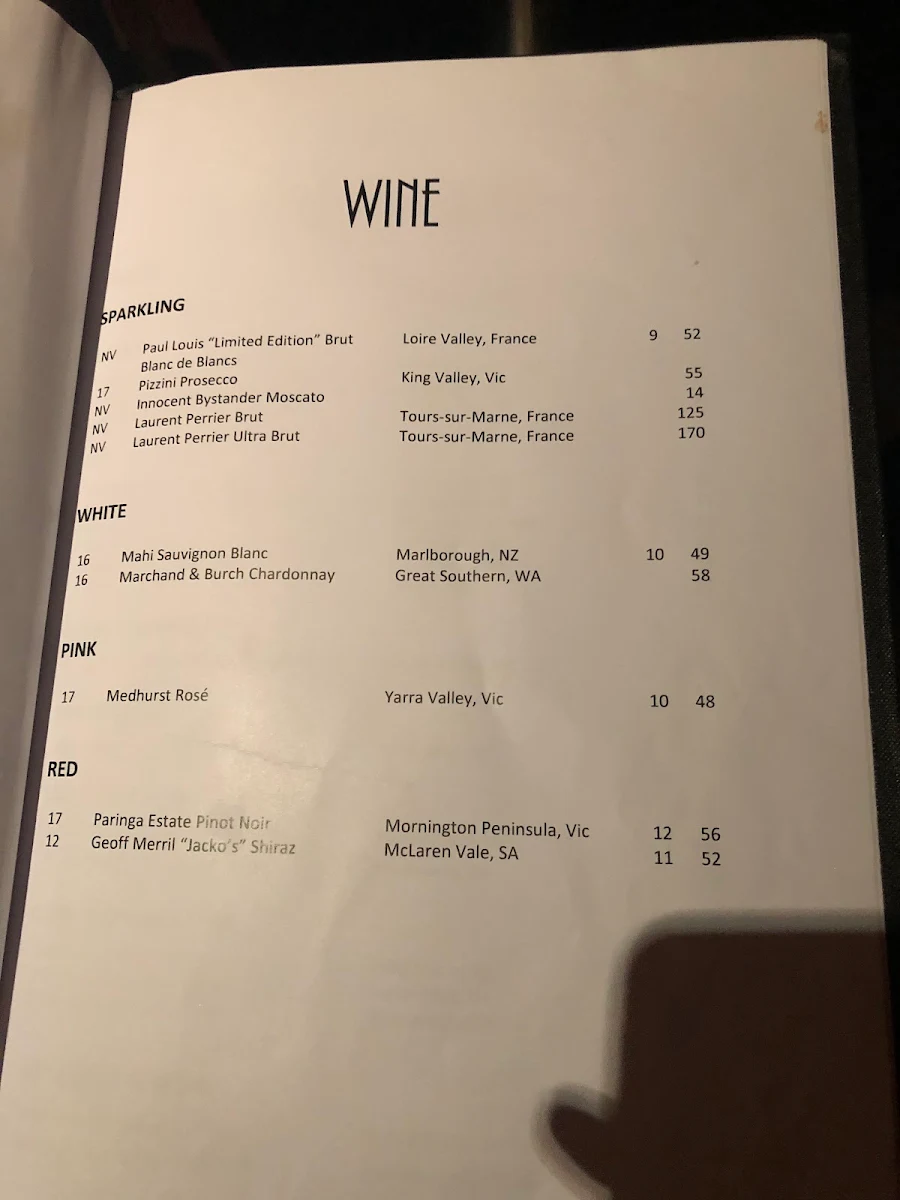 Menu, Manchuria