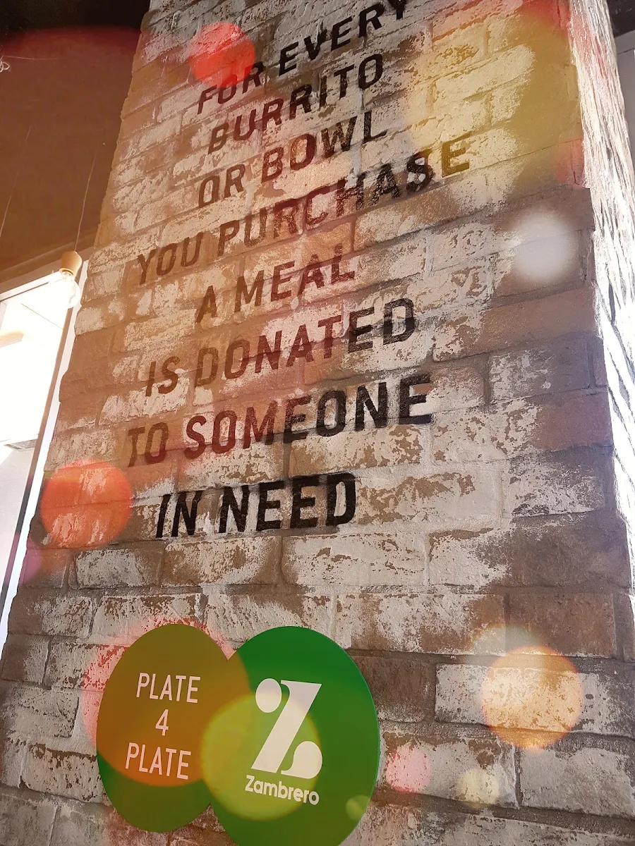 Menu, Zambrero North Lakes