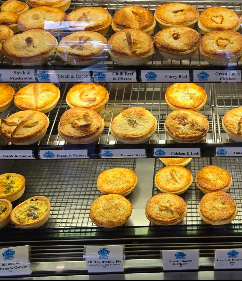 Menu, Mocka's Pies