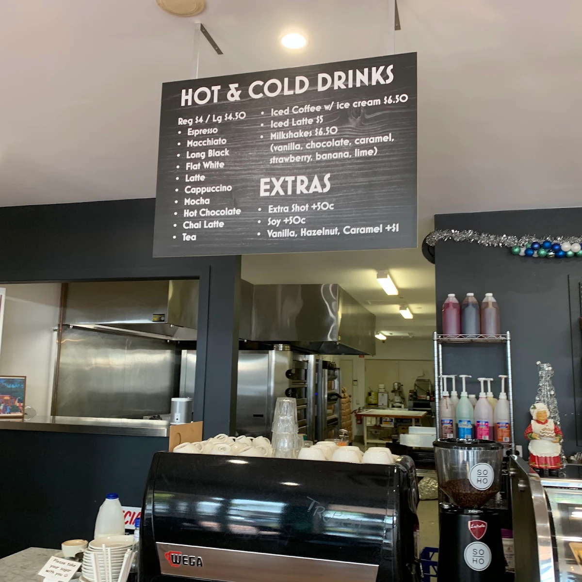 Menu, Mocka's Pies
