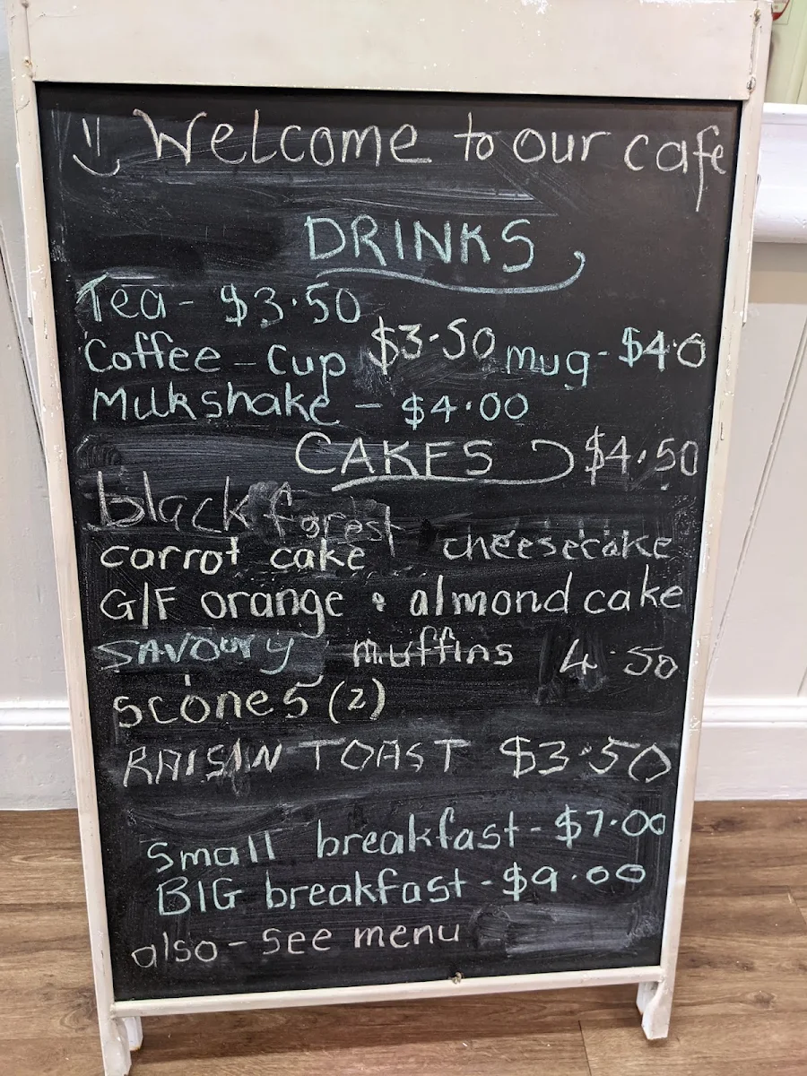 Menu, Artworks Granite Belt